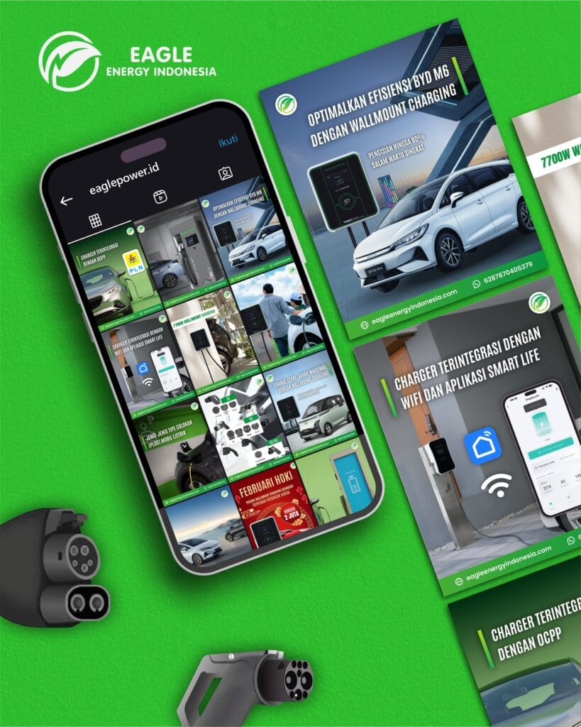 Social media content design for Eagle Power by Koalart Creative, branding agency for small business