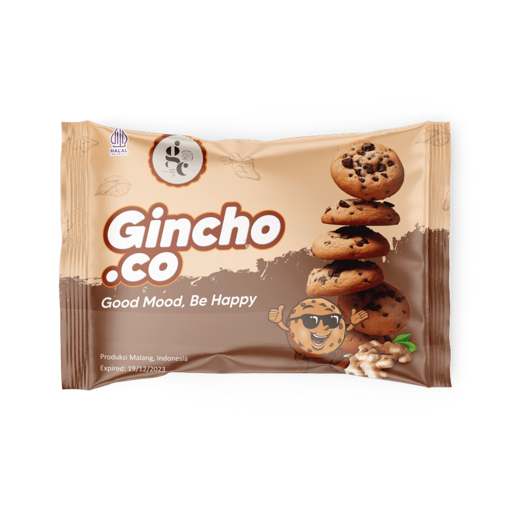 Minimalist and modern packaging design for Gincho.co by Koalart Creative, branding agency for small business