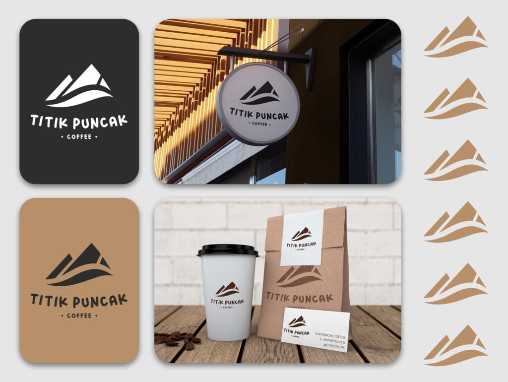 Branding project for Titik Puncak by Koalart Creative, branding agency for small business