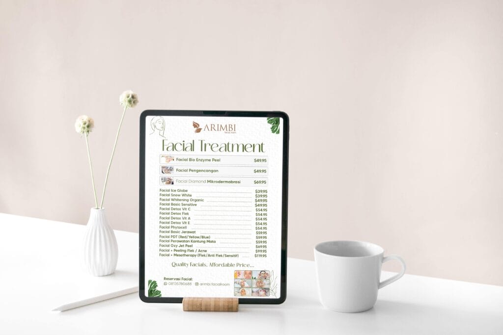 Marketing materials design for Arimbi by Koalart Creative, branding agency for small business