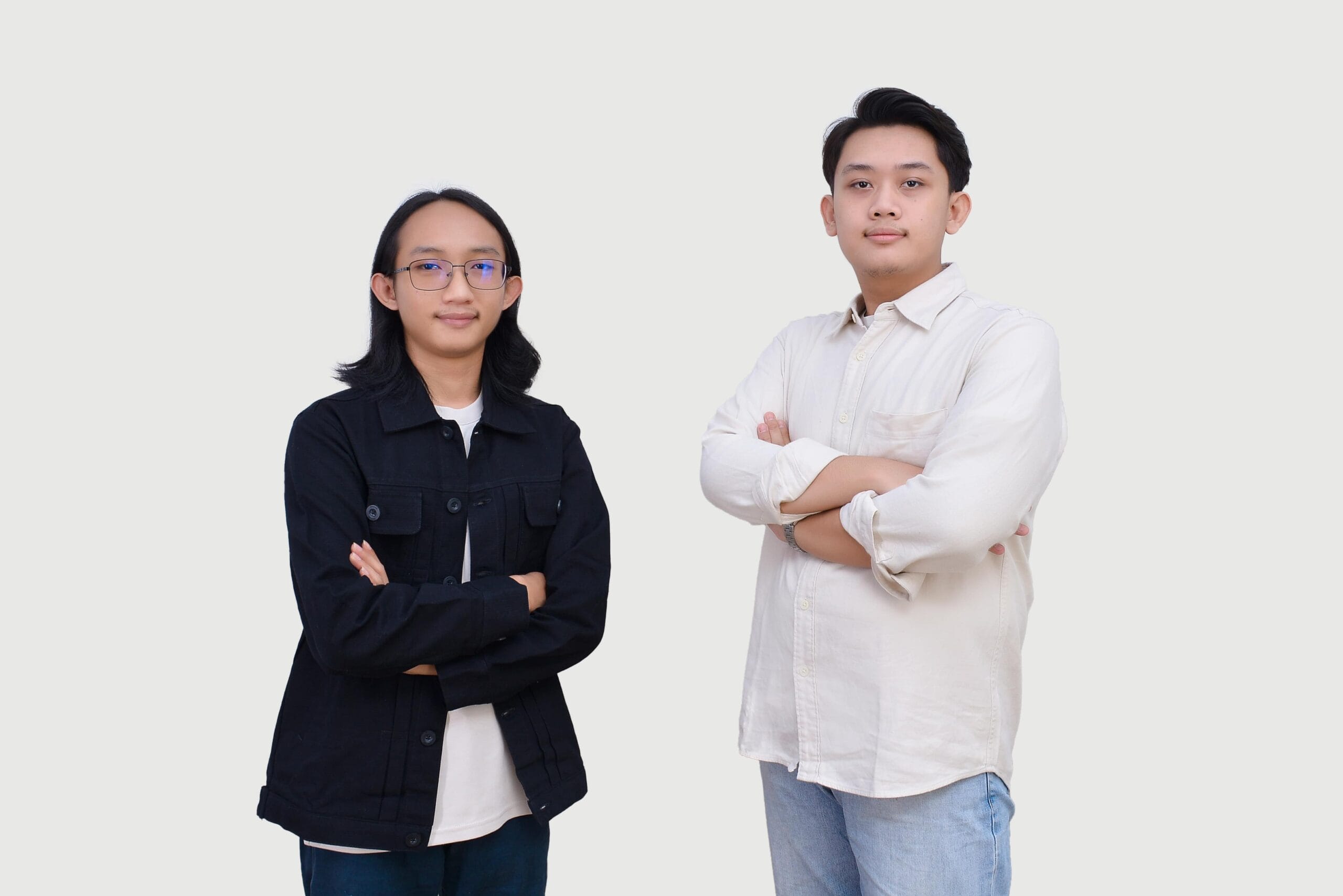 Hernanda Izhar Radifan and Ilham Firdaus, co-founders of Koalart Creative, a branding agency for small business owners