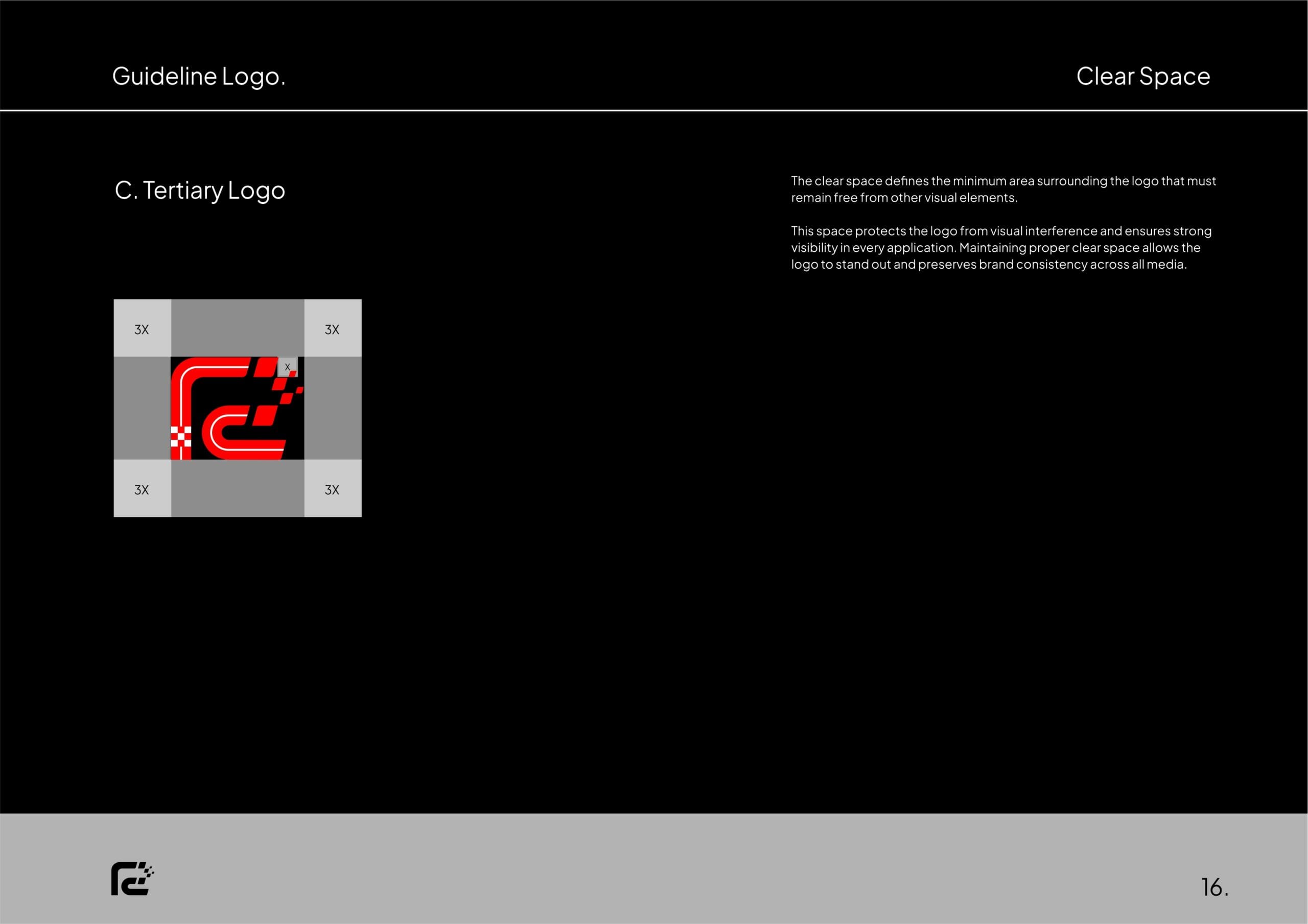 Rideline helmet and apparel branding project by a branding agency for small business.