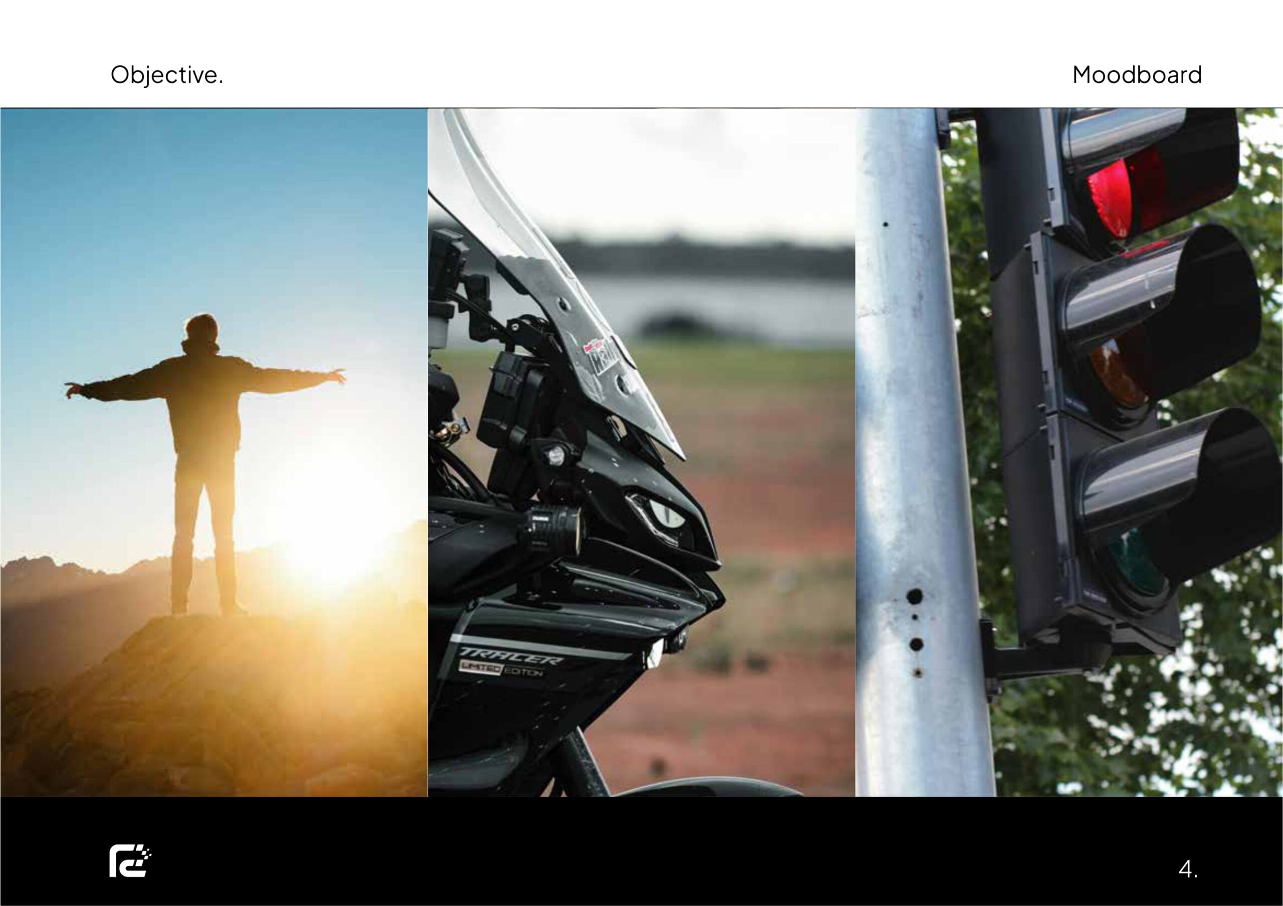 Rideline helmet and apparel branding project by a branding agency for small business.