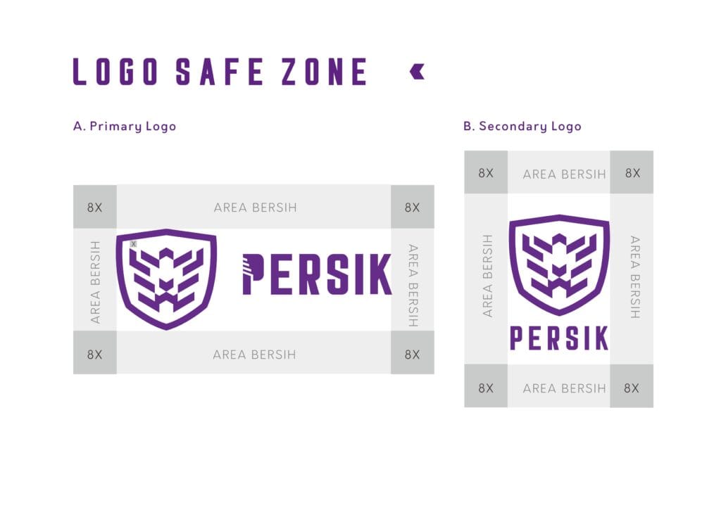 Persik Kediri concept logo redesign by a branding agency for small business.