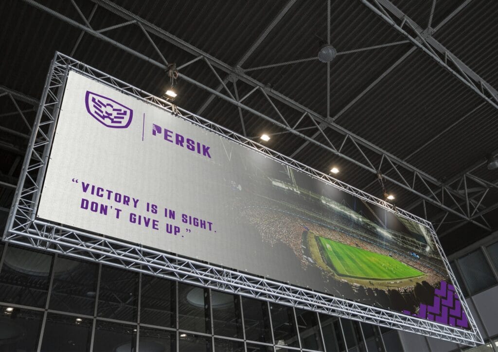 Persik Kediri concept logo redesign by a branding agency for small business.