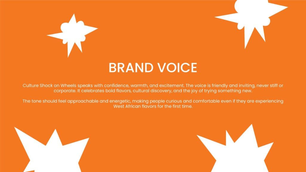 Culture Shock on Wheels street food branding design by Koalart Creative, a branding agency for small business