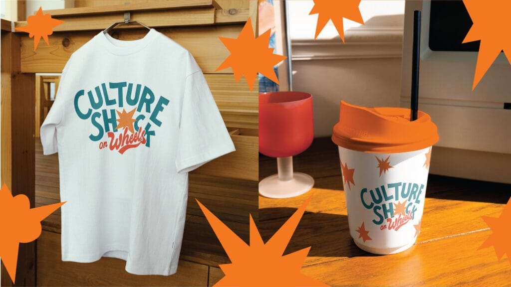 Culture Shock on Wheels street food branding design by Koalart Creative, a branding agency for small business