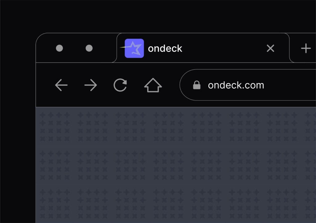 On Deck cheerleading schedule platform branding by Koalart Creative, a branding agency for small business