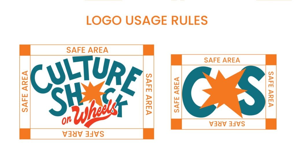 Culture Shock on Wheels street food branding design by Koalart Creative, a branding agency for small business