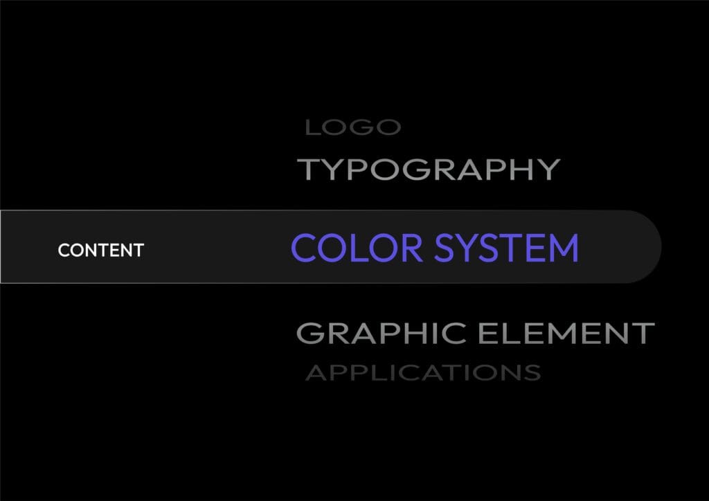 Modern marketing agency brand identity design with clean logo design, visual identity, and digital branding elements.