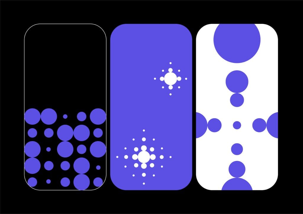Modern marketing agency brand identity design with clean logo design, visual identity, and digital branding elements.