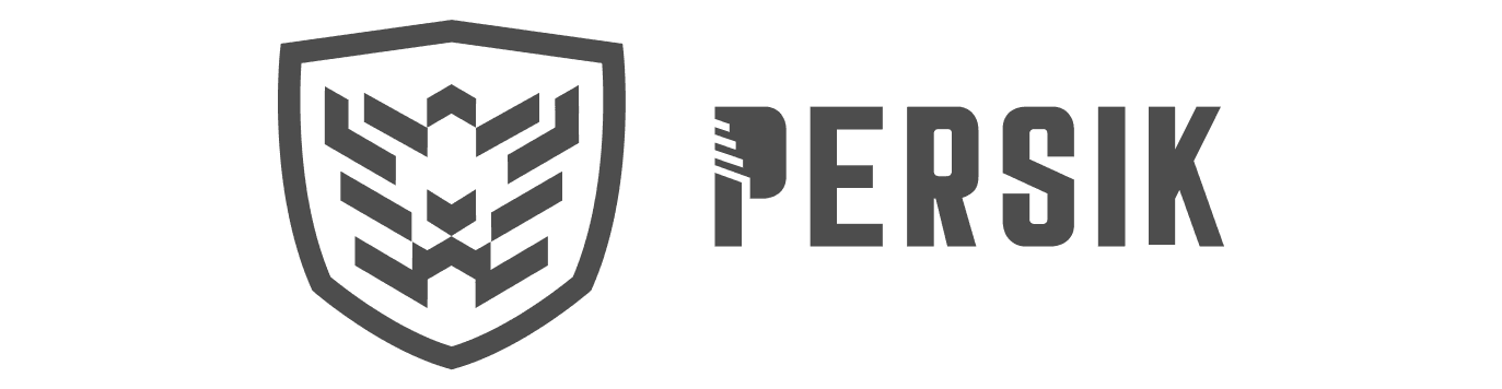 Persik football logo design