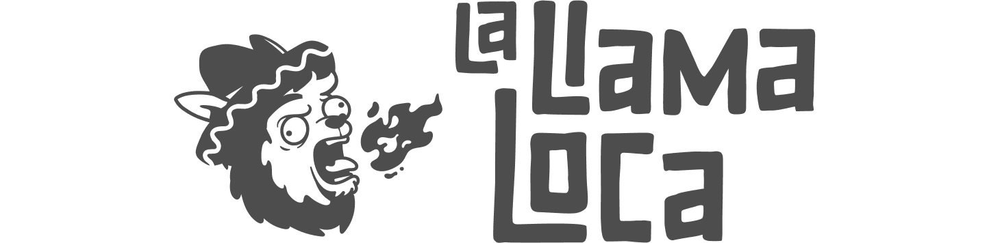 La Llama Loca food truck logo