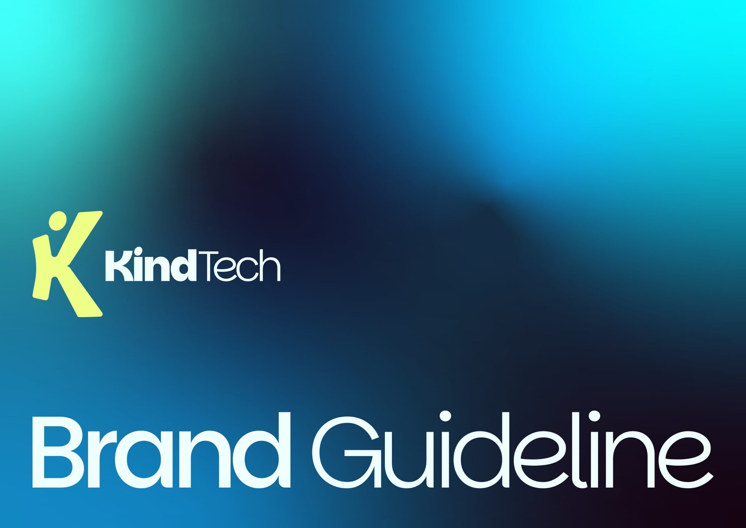 Kind Tech LA branding with a custom logo and marketing materials for senior technology support.
