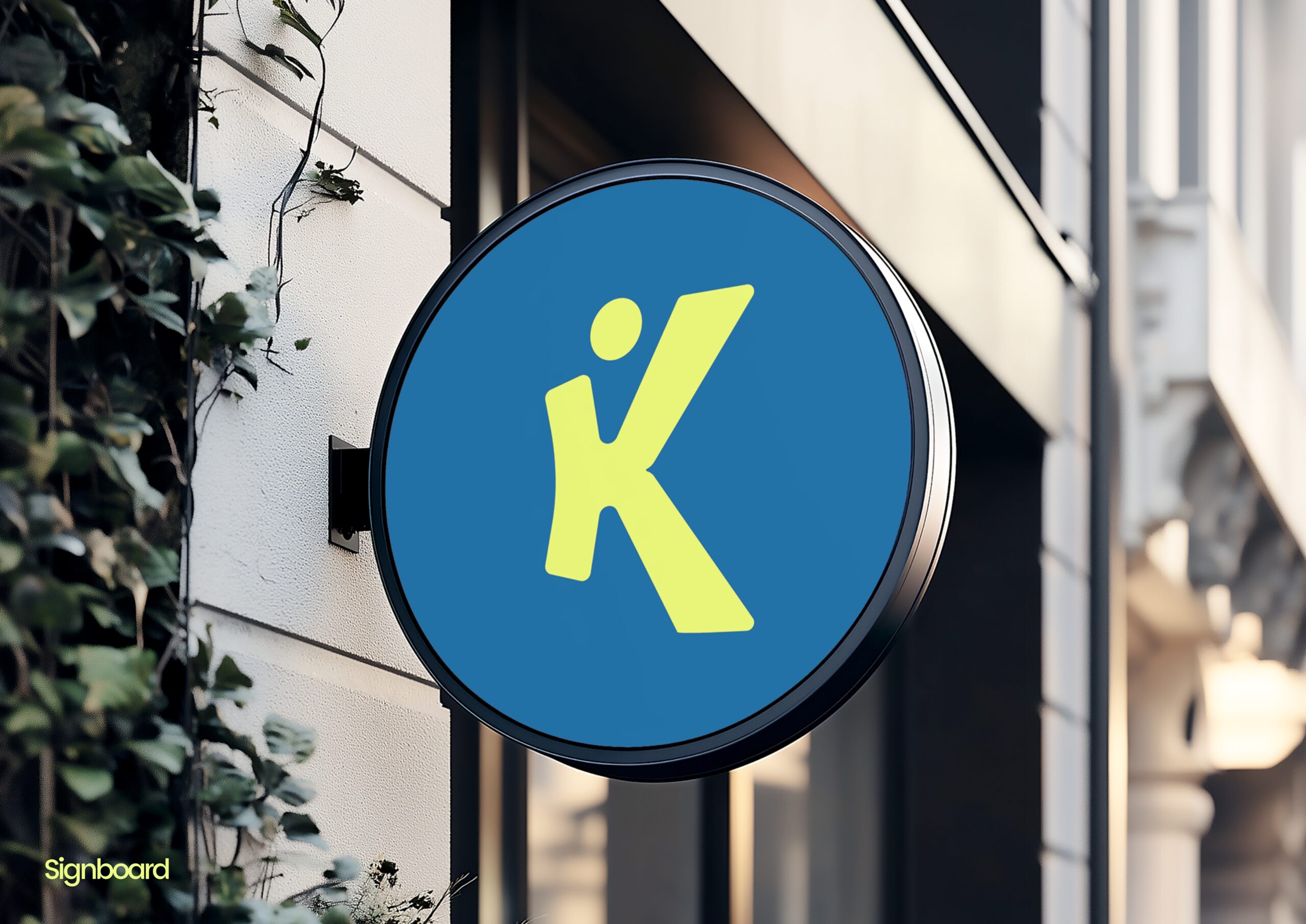 Kind Tech LA branding with a custom logo and marketing materials for senior technology support.