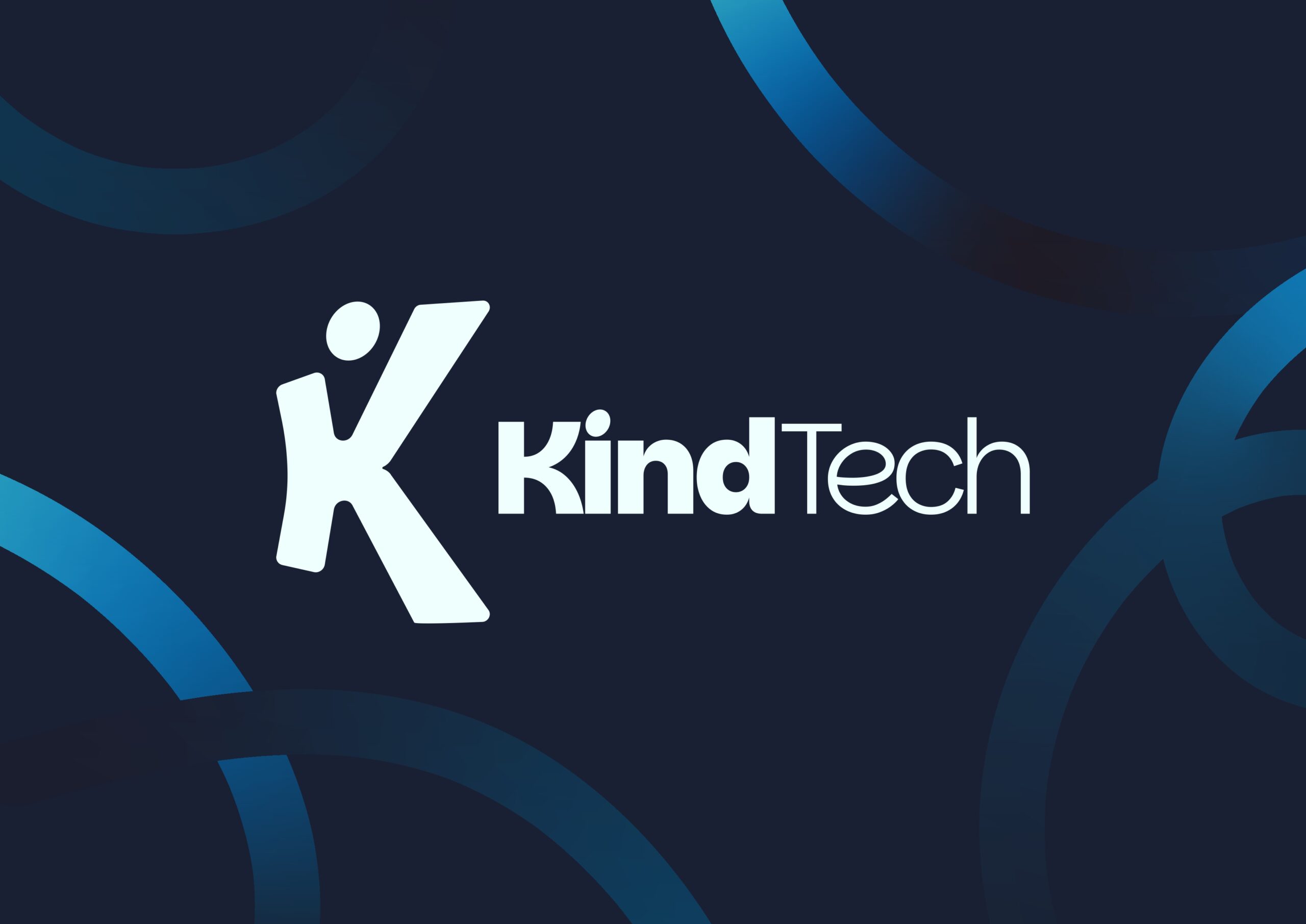 Kind Tech LA branding with a custom logo and marketing materials for senior technology support.